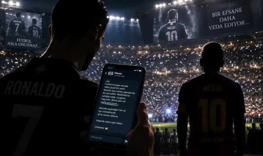 Ronaldo ve Messi Arasındaki Saygı Dolu Milli Takım Vedası